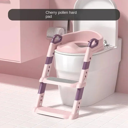 New Stepped Children'S Toilet Foldable Foot Stool Multi-Functional Toilet Boy Girl Baby Toilet Training Potty Ladder for Kids